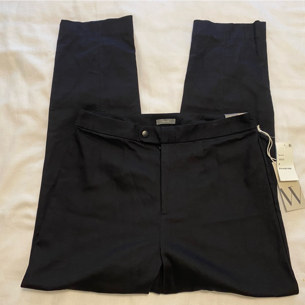 New black Worthington slim leg high rise pants size 8 with $54 tag - Picture 2 of 10